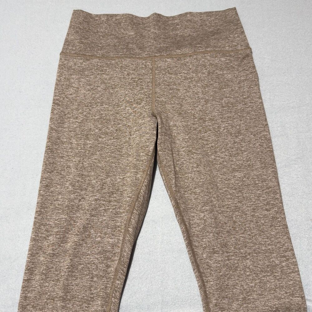 Athleta Softluxe Tight Leggings Womens Medium Brown Heather Pull-On Stretch